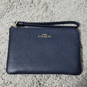 Coach Wristlet - Midnight Blue